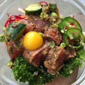 Gluten-free poke bowl from Gotham Poke